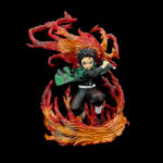 Demon Slayer (Kimetsu no Yaiba) Flame Breathing Tanjiro Action Figure Hinokami Kagura