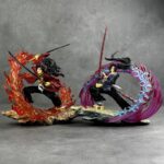 Demon Slayer Kimetsu no Yaiba Luminous Action Figure Yoriichi Tsugikuni in Fierce Battle Against Kokushibo