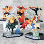 Ones Piece Action Figures Monkey D Luffy Fire Fist Killer Zoro Diablo Fandral Anime Figure Desktop Decoration Gift Toy
