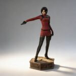 33cm Resident Evil Ada Wong the Lost Hunter PVC Model Toy Action Figure Statue Trendy Desktop Collectible Toys